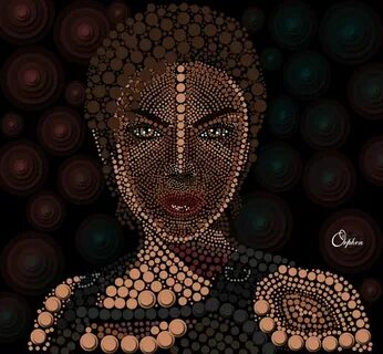 Miss circle art