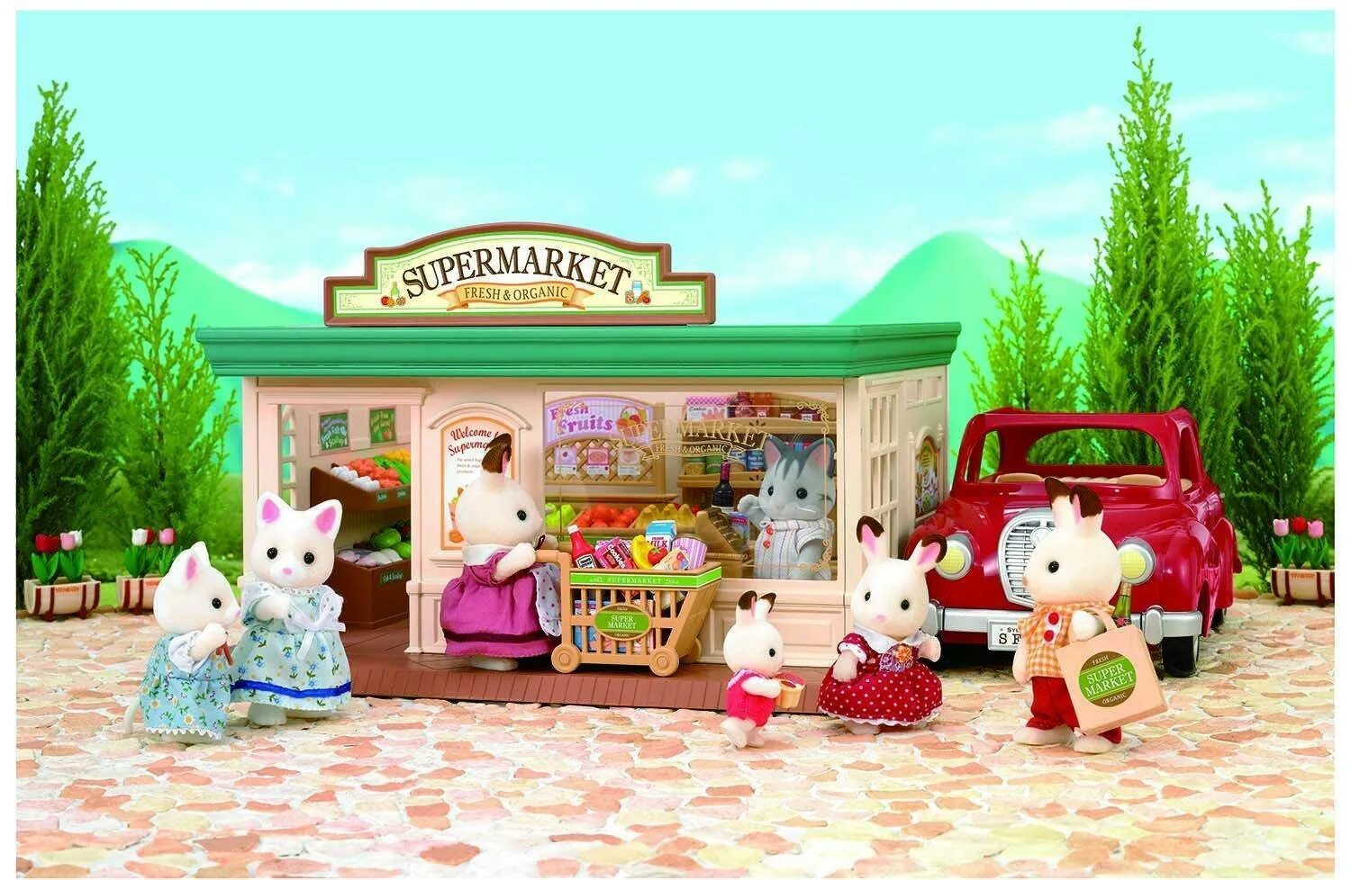 Краем фэмили. Сильвания Фэмили 2887. Sylvanian Families 5049. Детский мир Сильваниан Фэмили. Sylvanian Families супермаркет 2887.