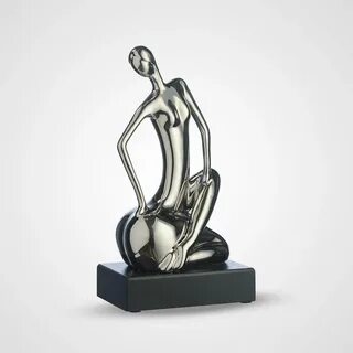 Фигурка черно белая