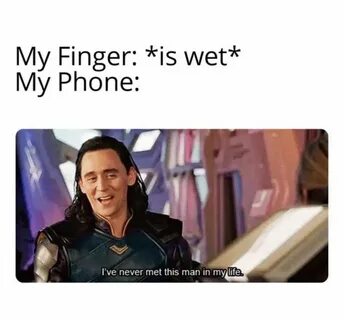 But you were never in