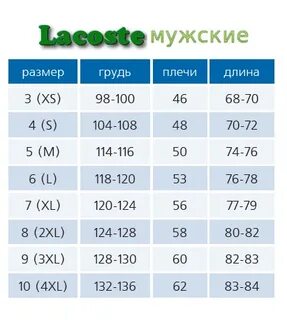 Размерная сетка 6