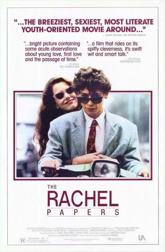 The rachel papers (1989). Досье на рэйчел. Досье рейчел 1989. Досье на рэйчел. Записки о рейчел.