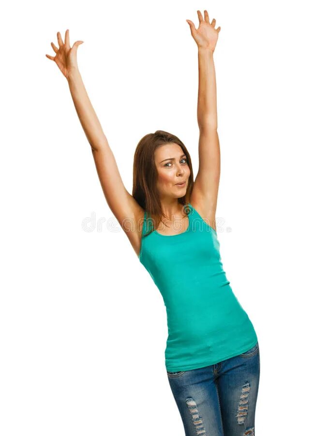 Hands up girl