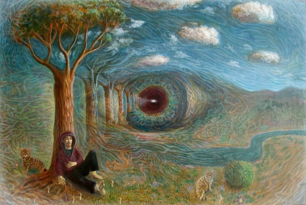 Спираль мироздания. Спираль в живописи. Водоворот жизни. Спираль в природе. Космос мистика.