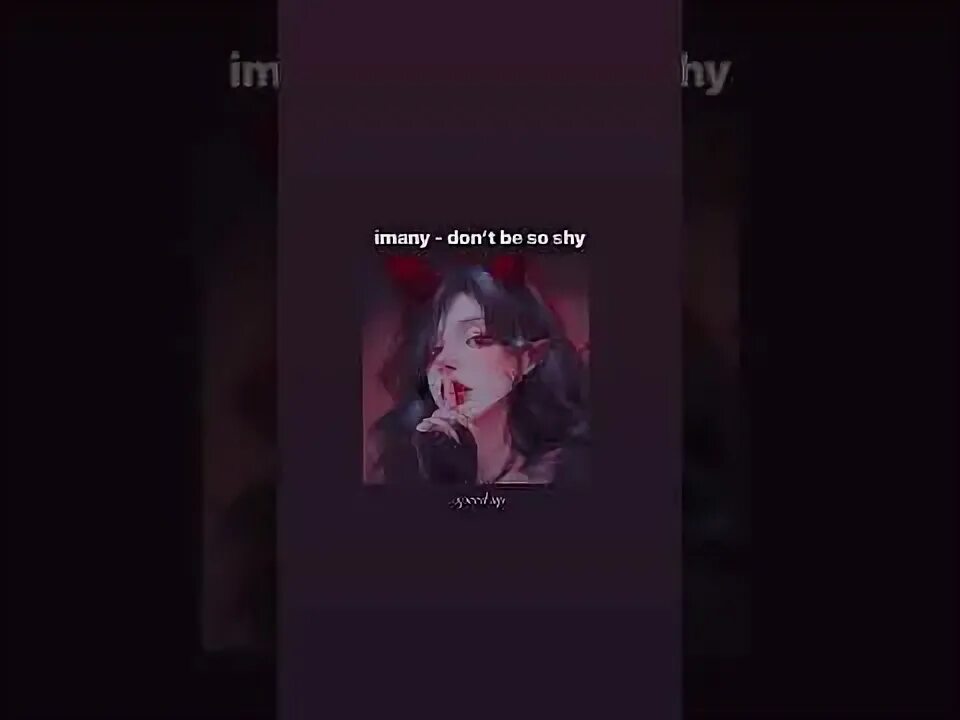 Песня don t be so shy imany. Песня don t be so shy imany