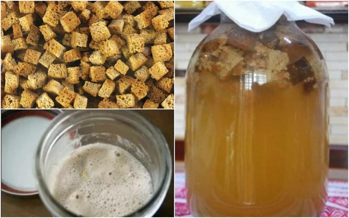 Как приготовить квас из хлеба