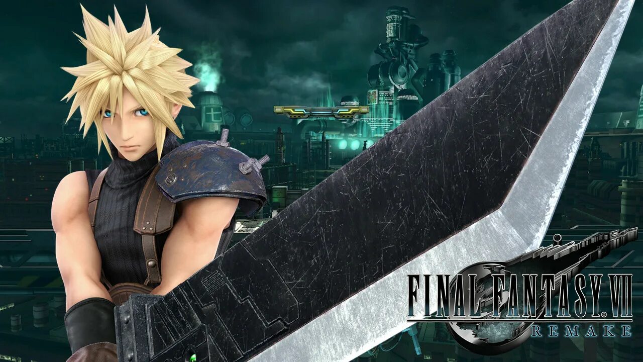 Final fantasy remake mod. Клауд Smash Bros. FFVII Remake cloud. Smash brothers Клауд. Super Smash Bros Ultimate cloud.