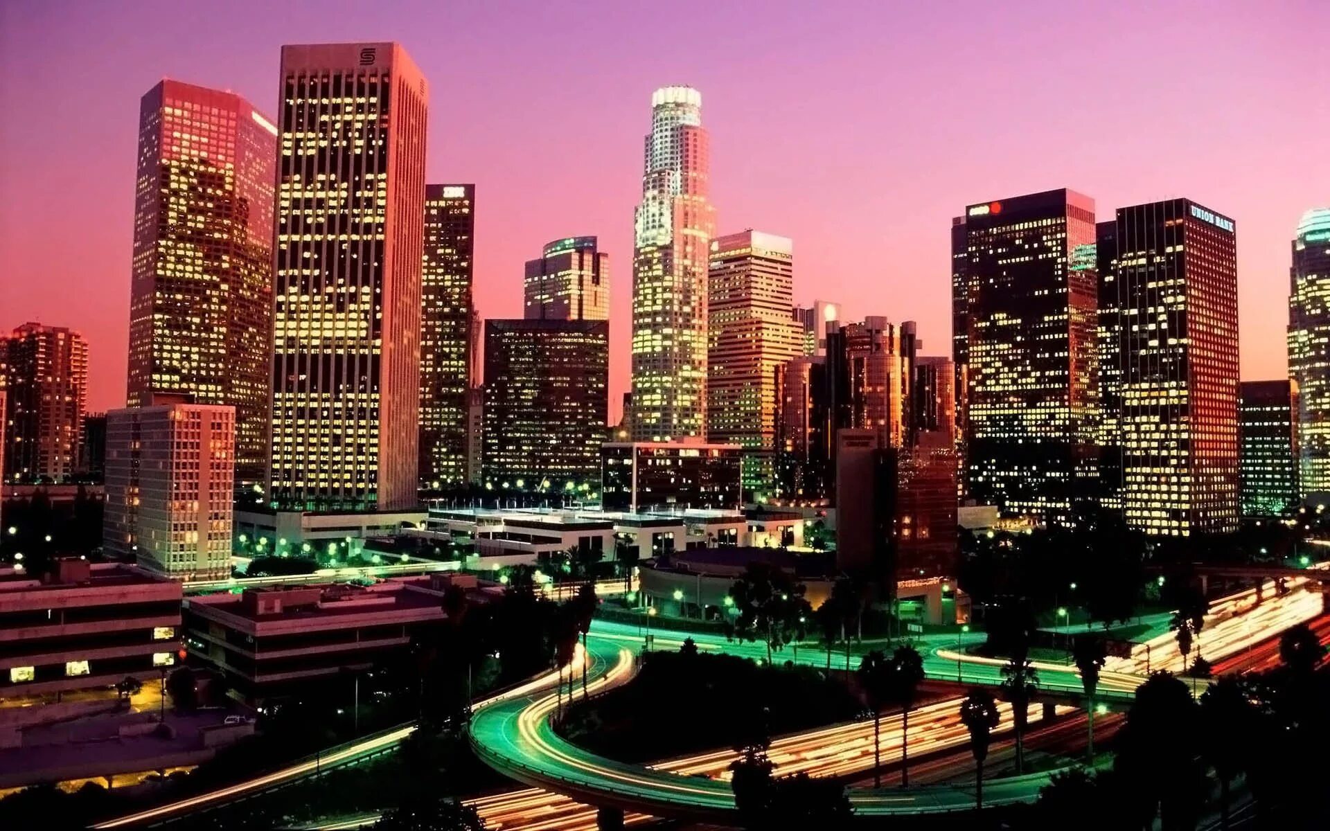 Картинки города. Америка Лос Анджелес Калифорния. Лос Анджелес небоскребы. Мегаполис Лос Анджелес. Лос Анджелес небоскребы ночью.