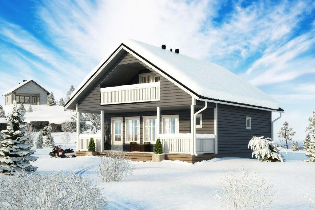 Фахверк из оцилиндрованного бревна. Один и тот же дом зимой и летом. Дом зима лето. Chalet courchevel exterior. Дом зима лето.