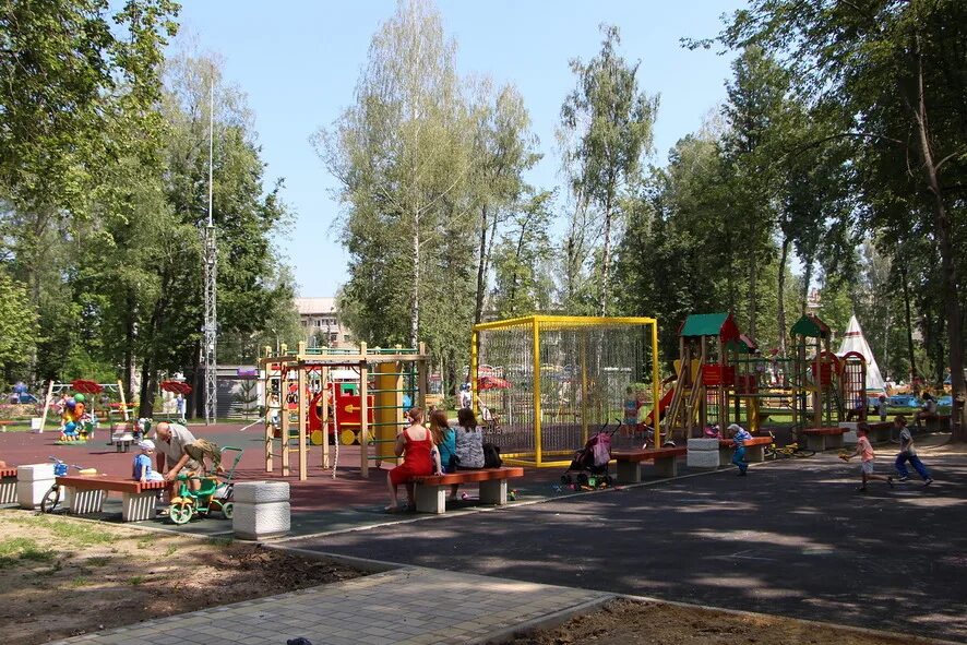 Особенности парка культуры и отдыха Городской детский парк в Иванове, Комсомольс