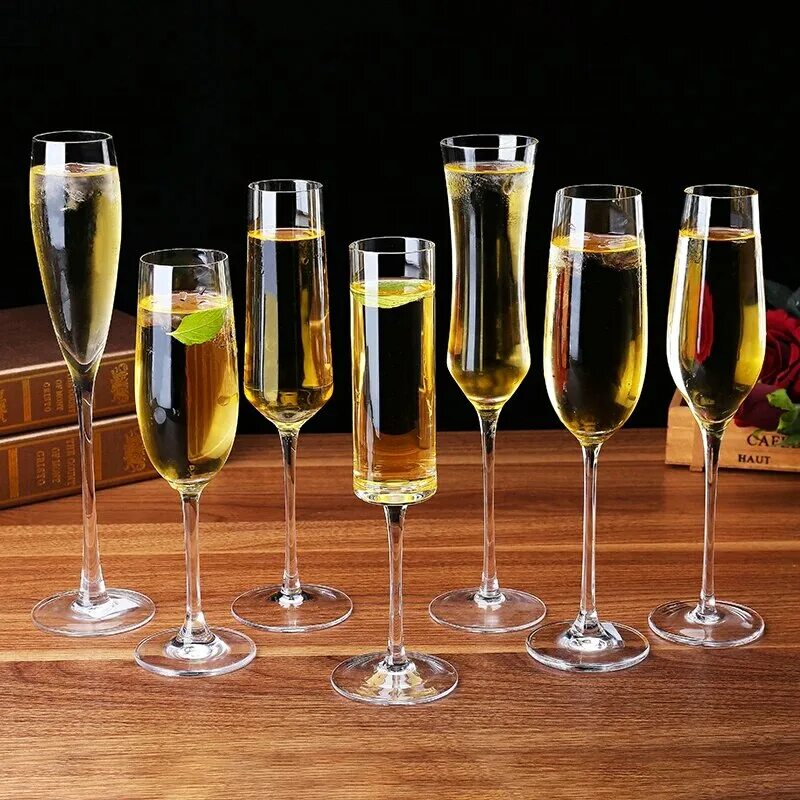 Бокалы под шампанское. Champagne Glass (шампань Гласс). Luxury Goblet Champagne Flute Glass Crystal Cup Red Wine Glasses. Высокие бокалы для шампанского.