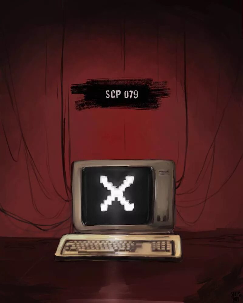 Scp компьютер. Искусственный интеллект scp 079. scp телевизор 079.