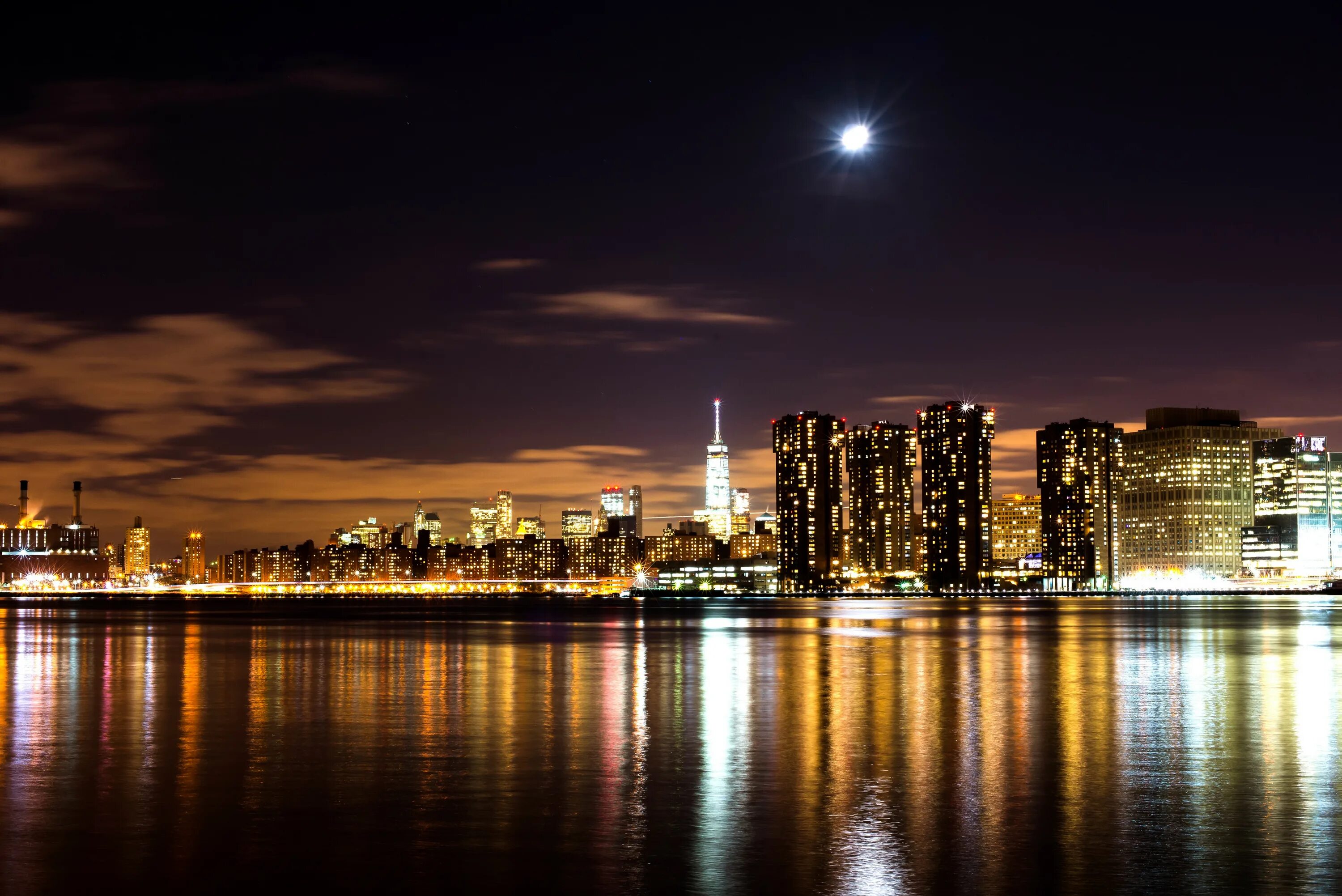 Красивый вид ночью. Город New York nochyu. Залив Нью-Йорк. Нью Хейвен залив. Бухта Нью Йорка.