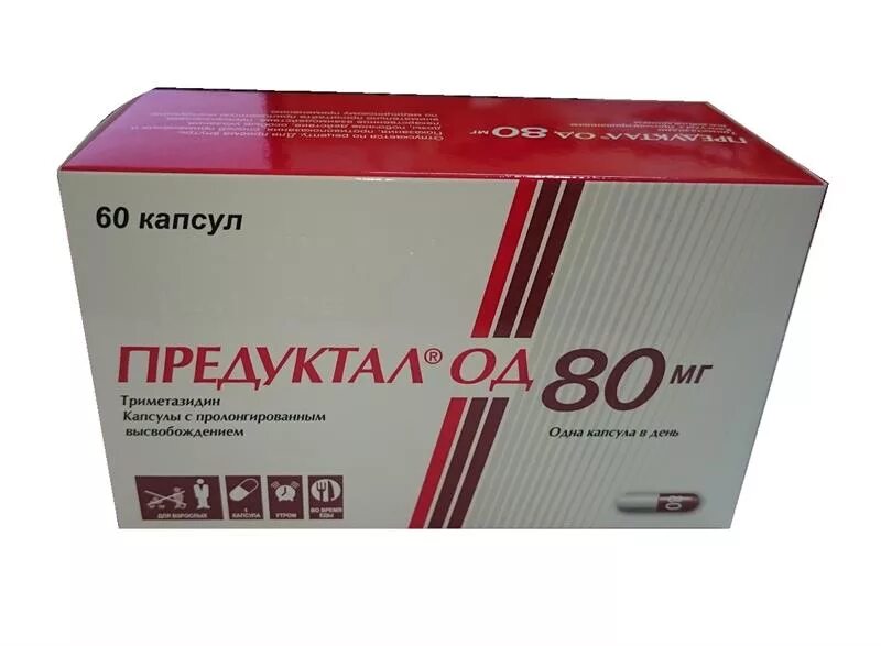 Предуктал од капсулы 80мг 60. Триметазидин Предуктал од80мг. Предуктал МВ 80 мг. Предуктал од капс с пролонг высвоб 80мг №30. Предуктал для чего назначают взрослым