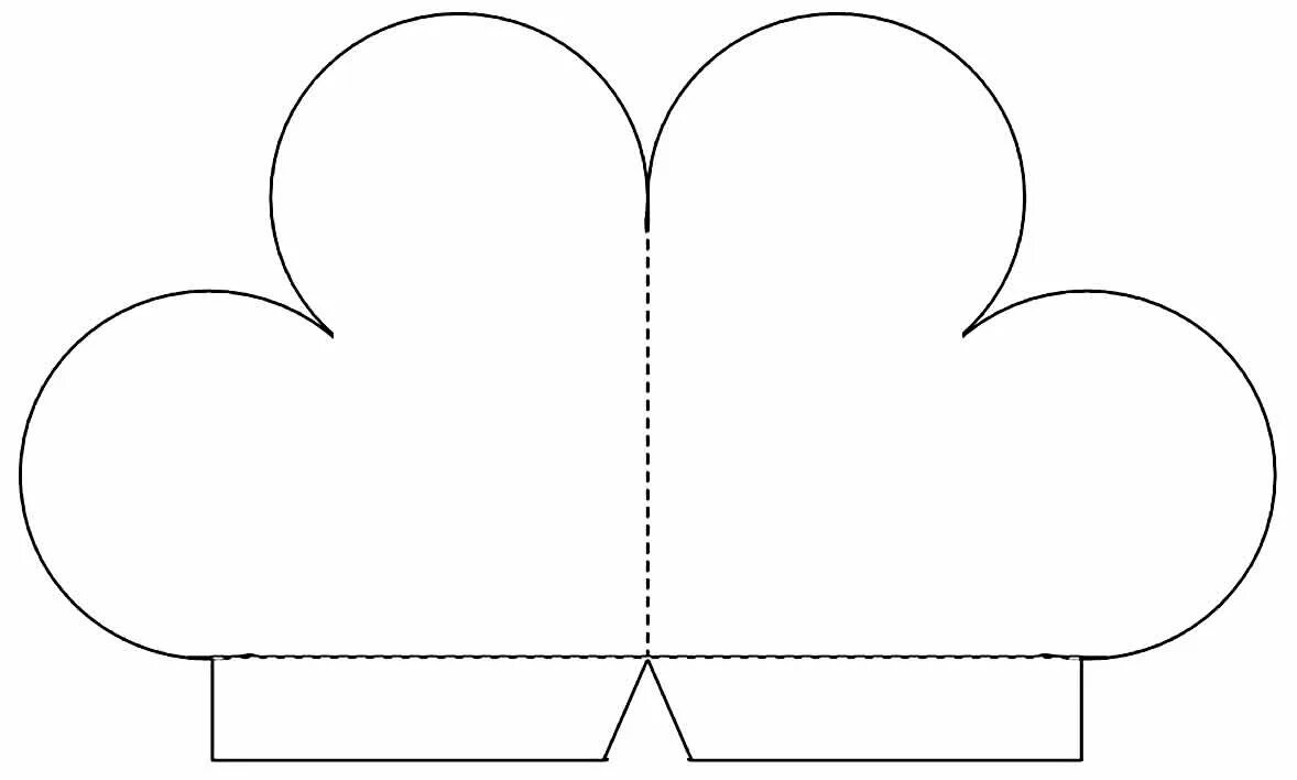 Шаблон открытки из бумаги. Заготовки для валентинок. Трафарет коробочки в виде сердца. Открытка в виде сердца. Макет сердца для вырезания.