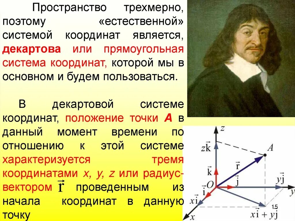 Что является естественной системой. Декартова система координат и прямоугольная система координат. Декартова 3х мерная система координат. Декартова система координат Декарт. Положение точки в трехмерной системе координат.