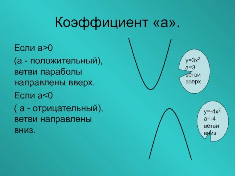 Выбери параболу ветви которой направлены вверх. Выбери параболу ветви которой направлены вверх