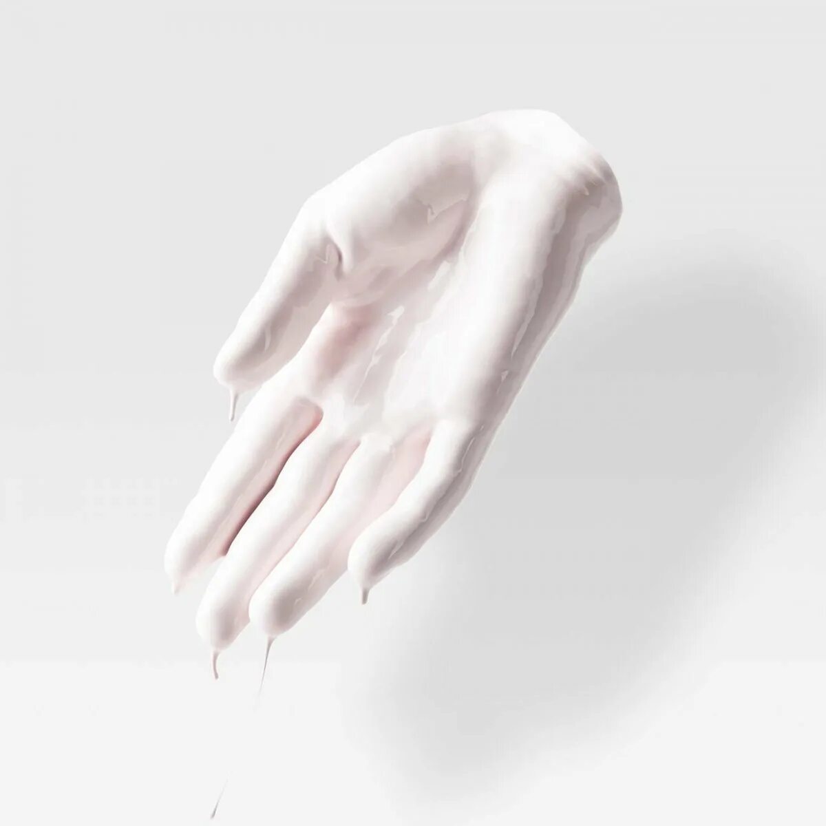 Белая ладонь. Гипсовая рука. Руки на белом фоне Эстетика. Прозрачная рука.