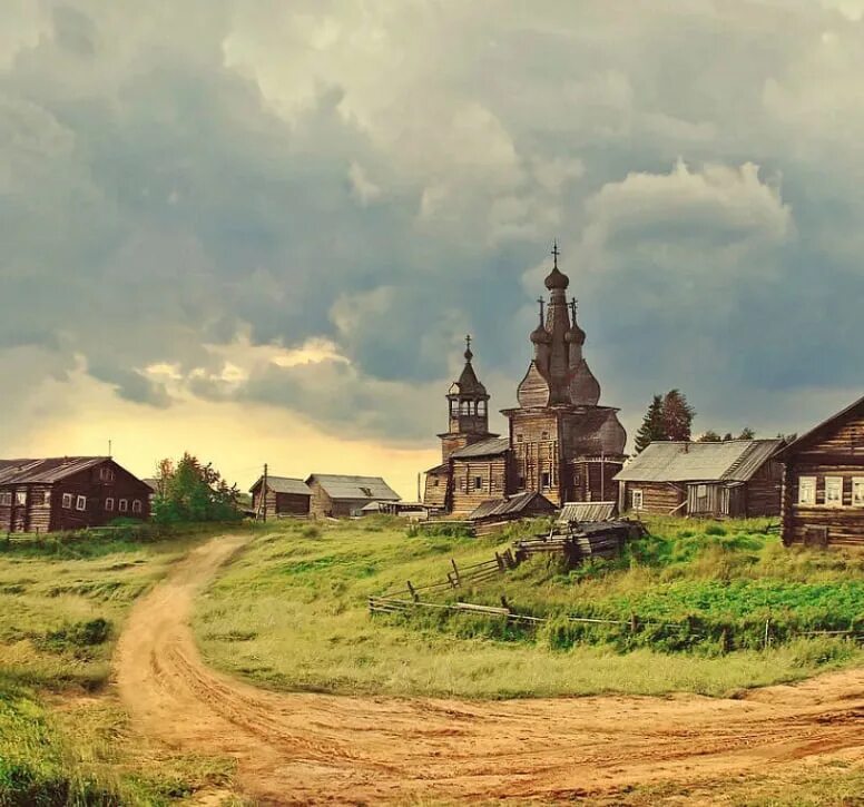 Древние села. Деревня Кимжа Архангельской области. Кимжа картина. Деревня в древней Руси. Старинная деревня.