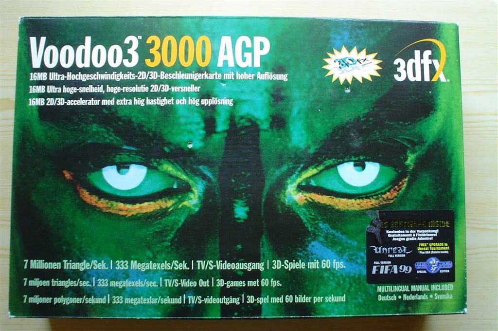 Pro 3 3000. 3dfx Voodoo 3 3000. 3dfx Voodoo коробка. Видеокарта Voodoo 3dfx. 3dfx Voodoo 1996.