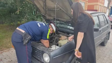 Отблагодарила водителя