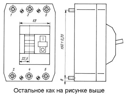 Автоматический выключатель ва 36