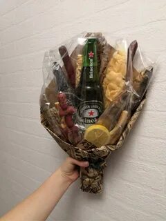 Букет с пивом на 23
