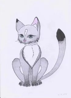 Срисовки нарисовать котика