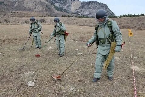 Обнаружение мины