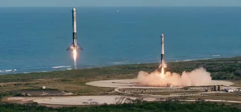Rockets lands
