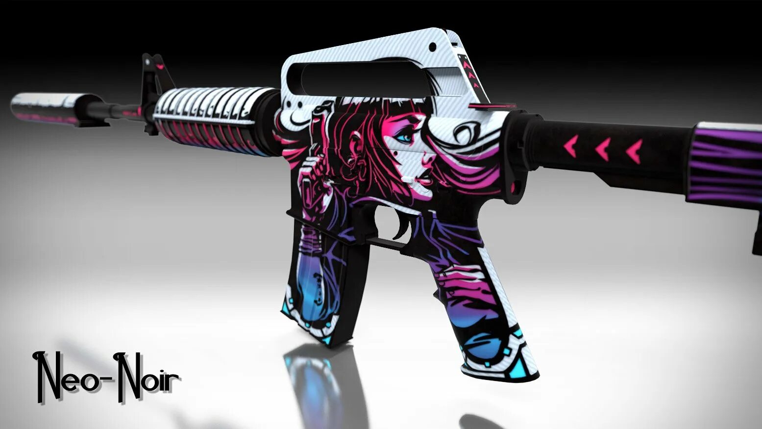 М4а4 неонуар. M4a4 neo-noir. m4a1-s neo noir. нео нуар м4а4. стим m4a4 неонуар.