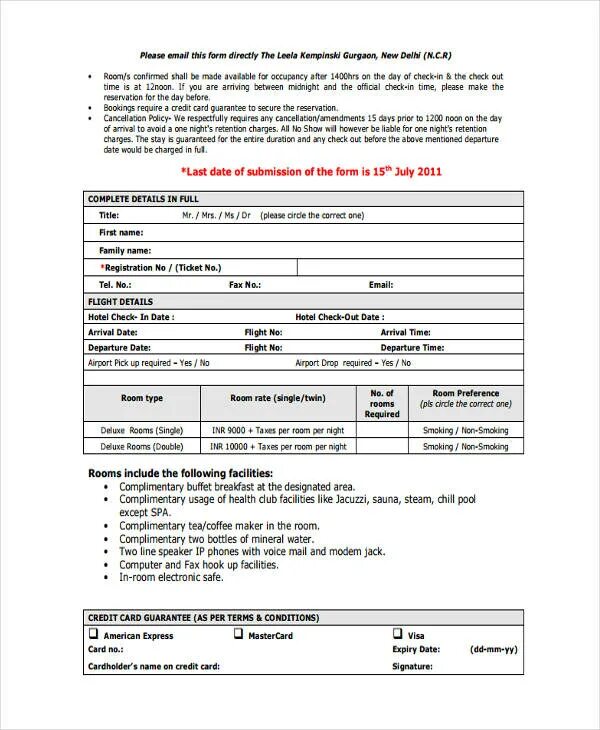 Guest form. Hotel application form. a hotel registration form образец. hotel registration form how to fill. complimentary form.
