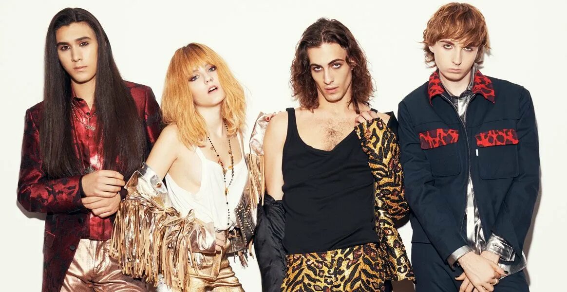 Maneskin moriro da re. Группа Maneskin. Moneskin группа Италия. Манескин группа участники. Maneskin 2021.