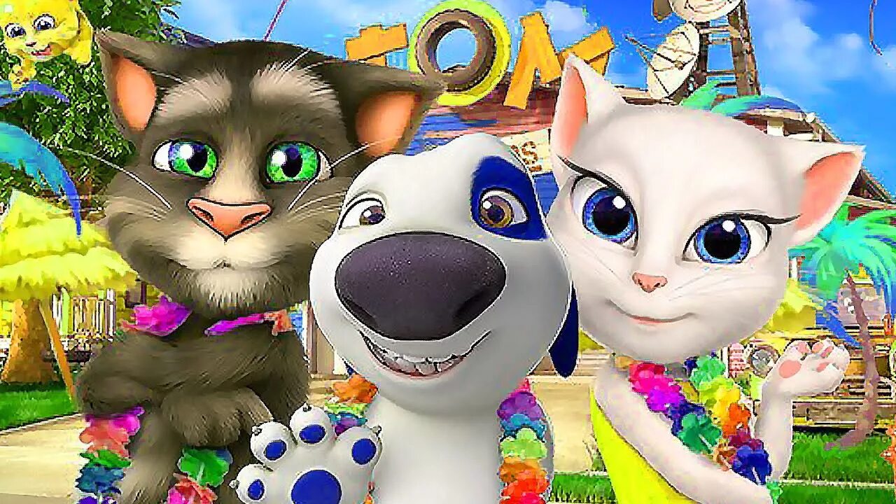 Говорящий том бал. Том. Анджела. Хэнк за золотом. Игра talking Tom friends. Игра talking Tom friends Бекка.