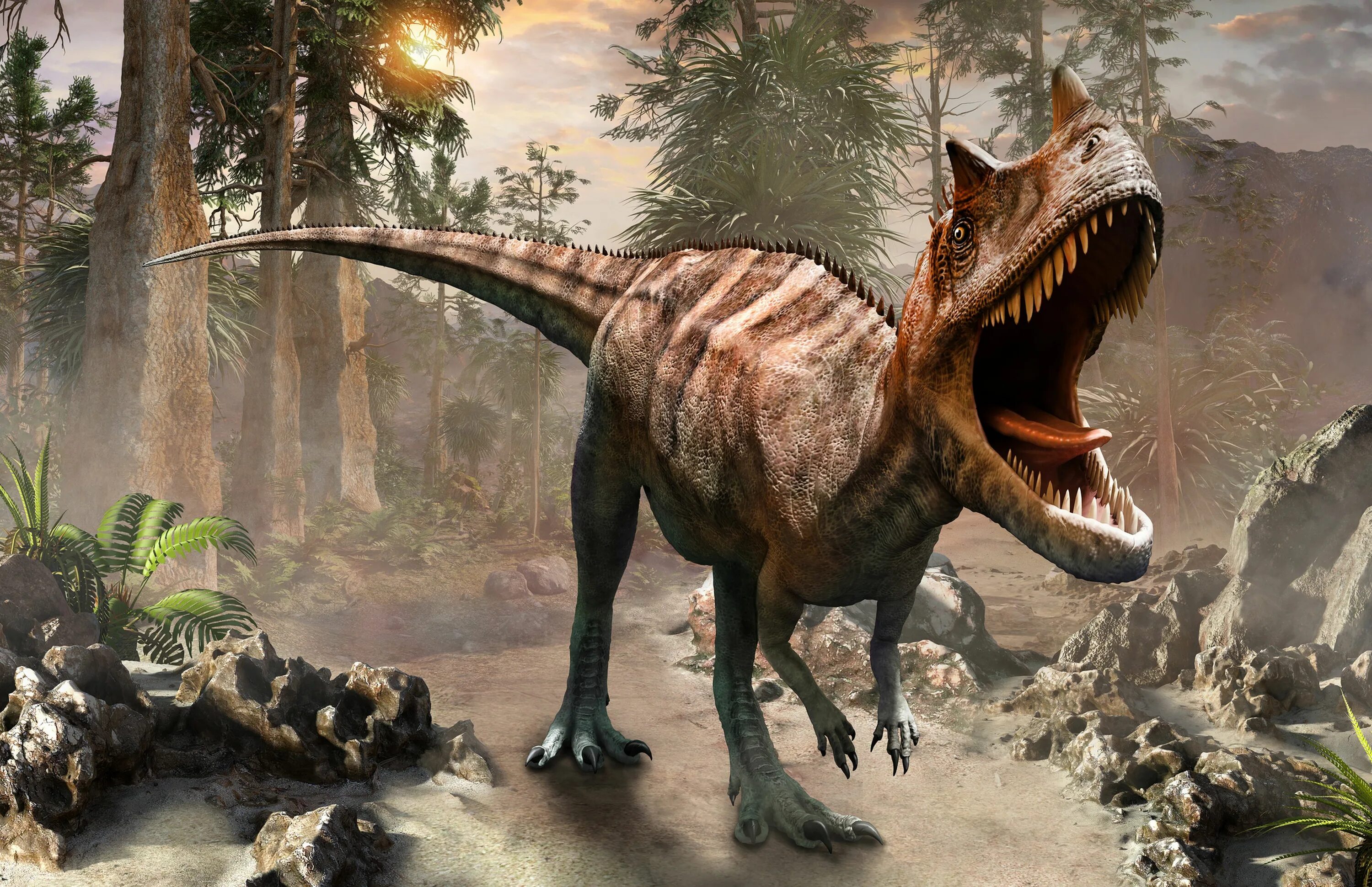 Когда жили динозавры видео. Цератозавр динозавр. Рекс Цератозавр. АРК сурвивал эволвед лост Айланд. Цератозавр Эра динозавров.