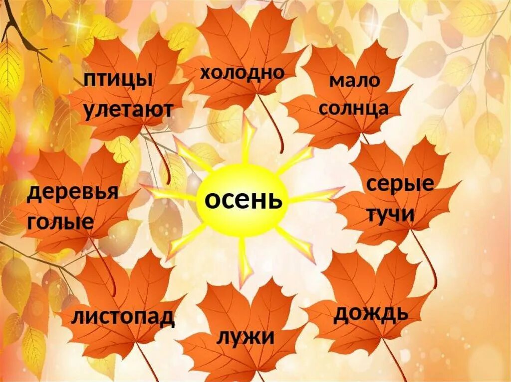 Подбери осенние слово. Презентация на тему осень. Слова на тему осень. Осень для детей. Начальная школа осень.