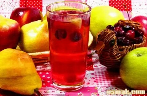 Компот из яблок и брусники на зиму