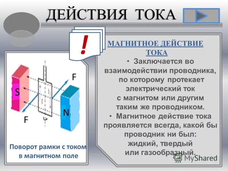 Что такое магнитное действие тока. Проявление магнитного действия тока. Примеры магнитного действия электрического тока 8 класс. Магнитное воздействие тока.