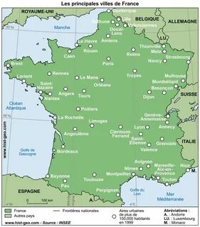 Les villes de france