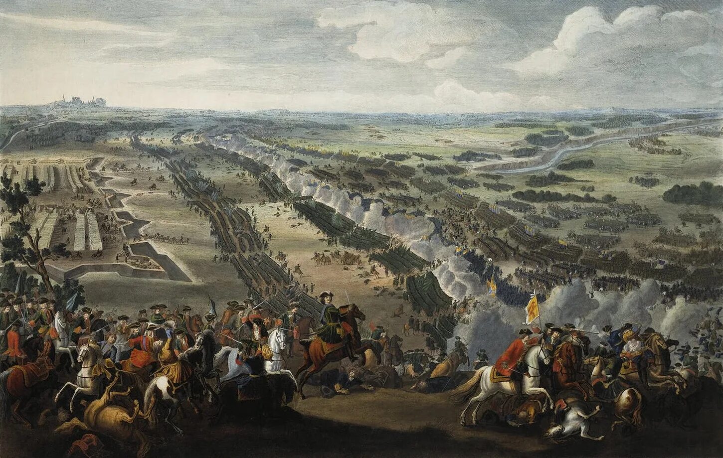 Нарва 1700 г. 27 Июня 1709 года – Полтавская битва. Пьер Дени Мартен младший Полтавская баталия 1726 г.