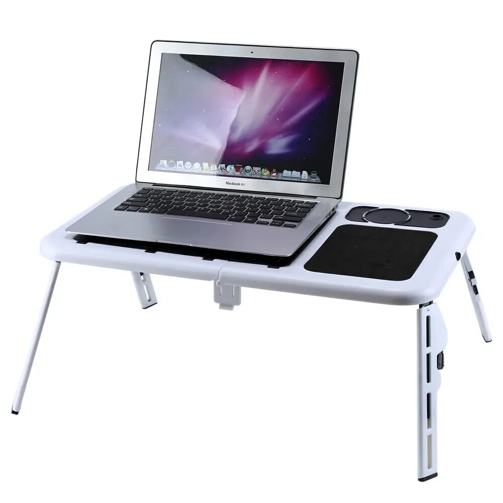Портативный стол. Стол для ноутбука e-Table ld09. Портативный столик для ноутбука с охладителем e-Table. LEMLEO столик для ноутбука с охлаждением. Столик с вентилятором для ноутбука STM.