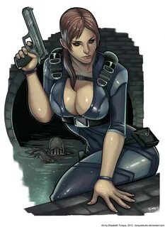 Девушки из Resident Evil: Джилл Валентайн.
