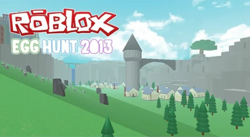 The hunt roblox как пройти. Roblox Egg Hunt 2013. Roblox 2013. Egg Hunt Roblox. Roblox 2013 Roblox.