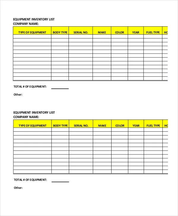 Equipment list. Inventory list. Office Inventory Template. Шоппер Equipment Inventory.