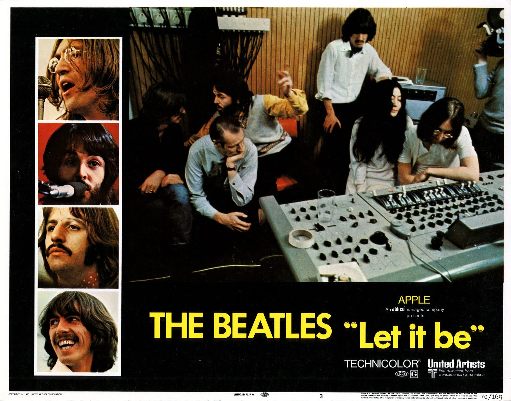 Let it be lesson. The beatles 1970. the beatles let it be 1970.