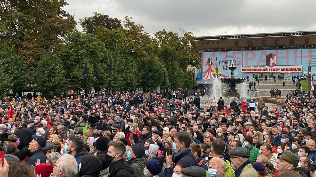 Протесты против москвы