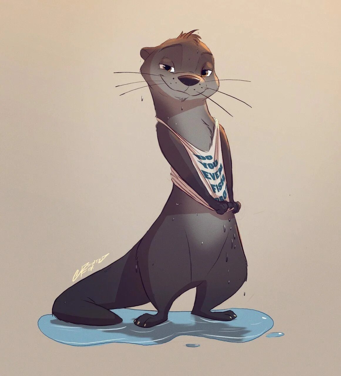 Otter furry. Furry выдра. Фурсона выдры.