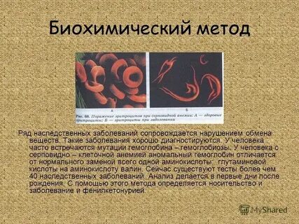 Биохимические методы преимущества и недостатки