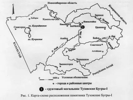 Алтай край на карте