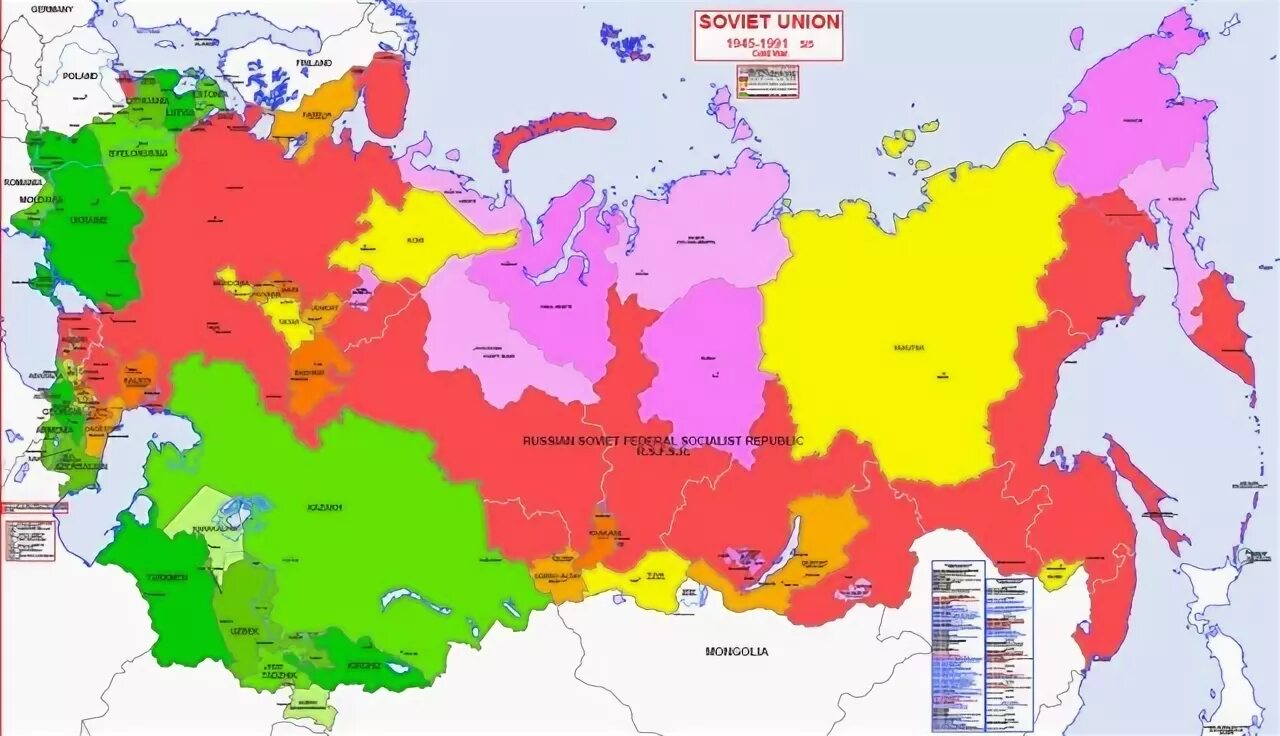 Ussr project map